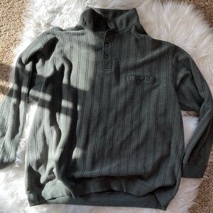 Arnold Palmer Green Striped Sweater